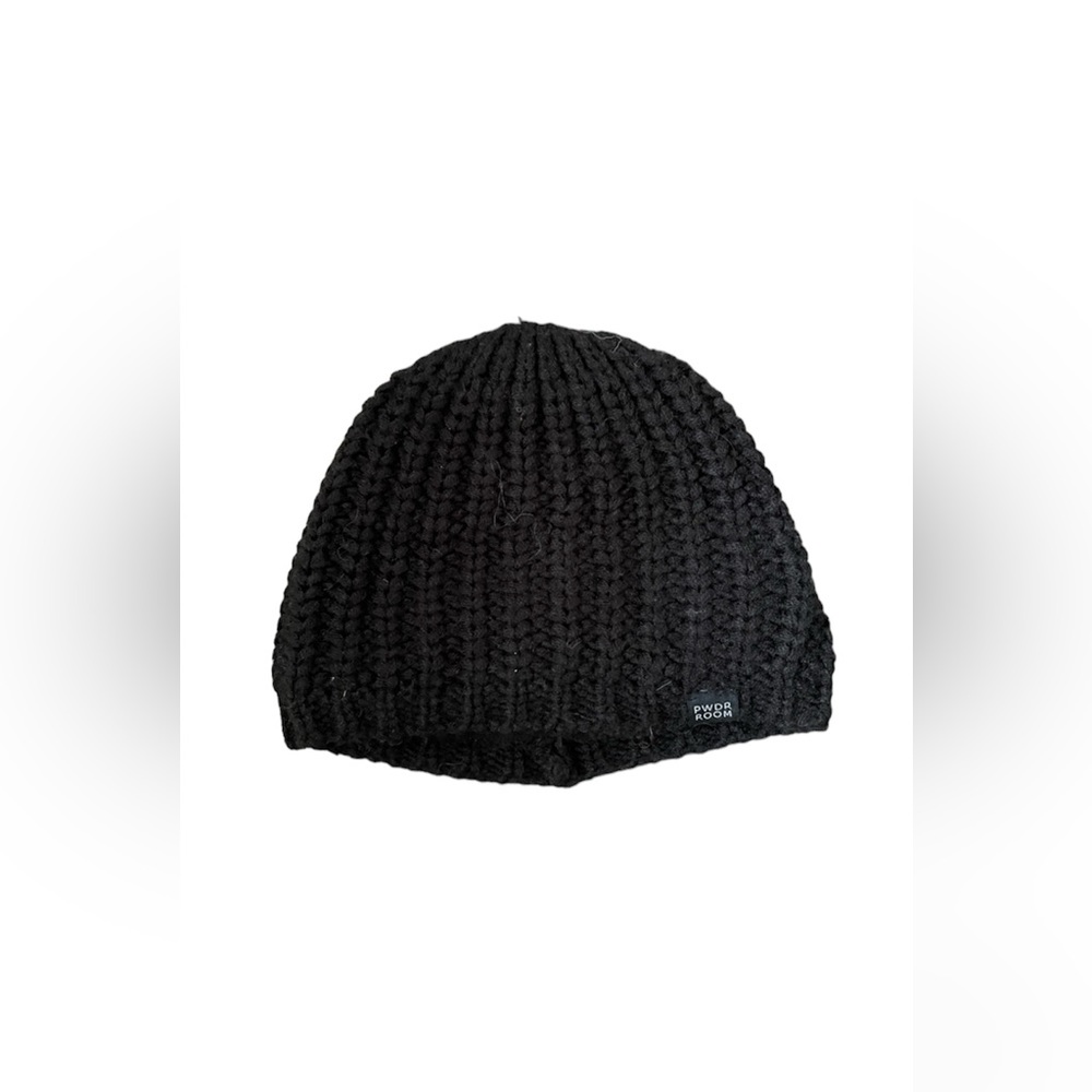 Women’s PWDR Room black beanie